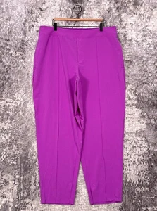 New Athleta Vienna Slim Pants 18 Womens Purple Plus Size - Picture 1 of 7