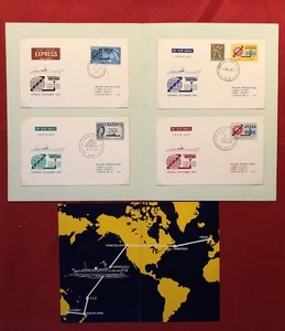 1963 FIJI FDCs x 4 COMPAC Souvenir Folder and Leaflet - Picture 1 of 3
