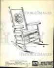 1973 Press Photo Rocking Chair With Emblem On Back Of Chair - Fux00695