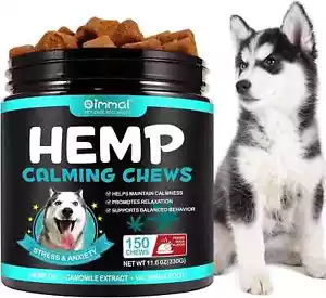 Hemp Calming Chews for Dogs 150Pcs Calming Treats for Separation Anxiety Relief - Picture 1 of 8
