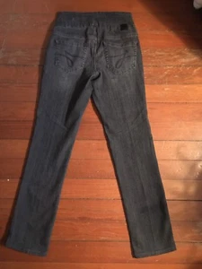 Jag Jeans Pull-On dunkle Waschung blau Denim dehnbar gerades Bein Größe 2 neu ohne Etikett in: 31" - Bild 1 von 9