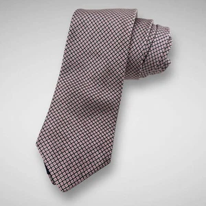 Brooks Brothers Makers Mens Navy Blue Pink Silk Neck Tie Made In USA - Imagen 1 de 8