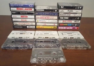 27 POP CLASSIC DANCE CASSETTE TAPE LOT (MANY OOP ALBUMS!) YAZ MADONNA SALT PEPA - Picture 1 of 4