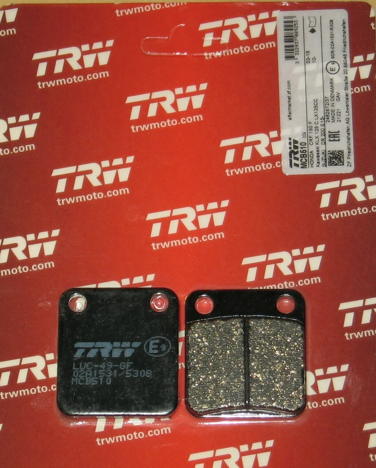 Bremsbeläge für AJS JS 125 E Eco-1 Bj. 2008-2009 vorne - Bild 1 von 1