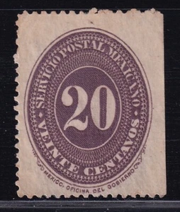 ucw83 Mexico 1886  Numeral value Sc#182  Mc#155Ex - Picture 1 of 1