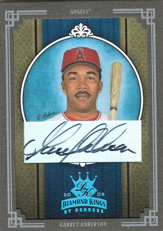 2005 Diamond Kings Baseball "Materials - Printing Plates - Autograph" Cards - Image 1 of 1