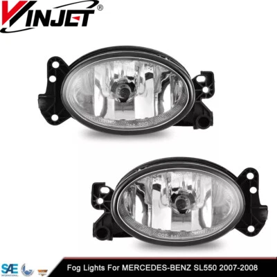 Fog Lights For 2007-2008 Mercedes Benz Clear Lens Pair Bumper Replacement Lamps - Image 1 of 4