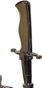 Knife Handle Beer Tap Handle Chrome Kegerator Sports Bar Breweriana Man Cave - Picture 1 of 3