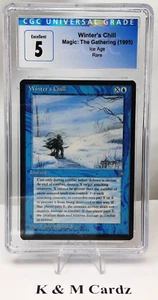 MTG - Ice Age - Winter's Chill - Graded - CGC 5.0 - Vintage - Picture 1 of 7