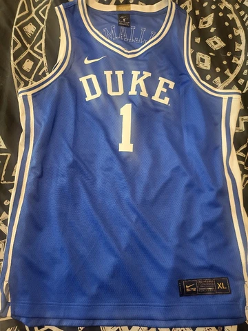 Nike College (Duke) (Zion Williamson)Men's Limited Basketball Jersey Cover