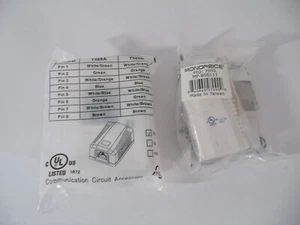 2- Monoprice montaje en superficie de un solo puerto Cat5e caja MP-B06111 - Imagen 1 de 2