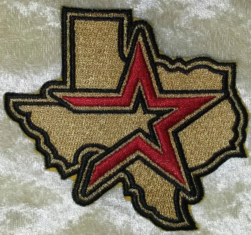 Patch bordado Houston Astros Texas State 3,5" ferro/costurar ~ rastreamento gratuito! - Imagem 1 de 1
