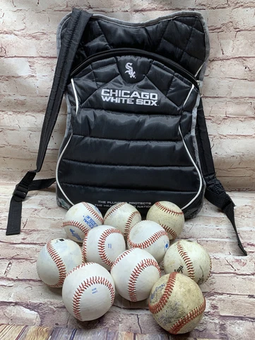 Chicago White Sox Promotion Bag Catchers Gear With 10 Official Practice Balls Cover