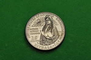 2024-S BU Mint State ( Zitkala-Sa ) US American Women Quarter (C/N clad) - Picture 1 of 2