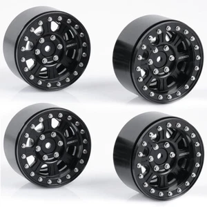 RC4WD Z-W0185 Raceline Monster 1.9" Beadlock Wheels Black (4) - Picture 1 of 3