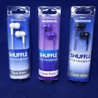 Magnavox Shuffle In Ear Headphones Clear Bass 8.6mm Great Sound WHITE ONLY