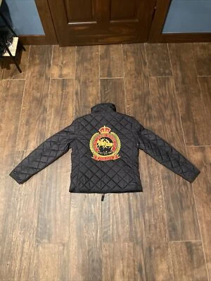 RALPH LAUREN Quilted Reversible  Equestrian Switzerland Polo Winter Cup Jacket M - Image 1 of 4