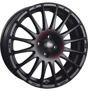 LLANTAS OZ RACING SUPERTURISMO GT PARA PEUGEOT 206 7X16 4X108 MATT BLACK RE PCJ - Imagen 1 de 4