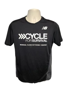 New Balance Cycle for Survival Memorial Sloan Kettering Mens Medium Black Jersey - Picture 1 of 11