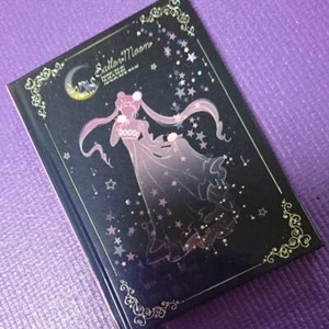 Sailor Moon Notebook with Charm B6 Hardcover Foil stamping Diary Brand new JAPAN - Picture 1 of 5