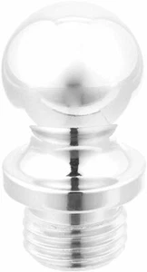 Baldwin 1090140I Ball Tip Hinge, Bright Nickel - Picture 1 of 2