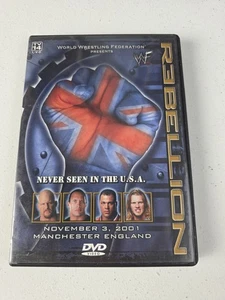 WWF - Rebellion 2001 (DVD, 2002) Mint And Complete - Imagen 1 de 4