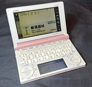 CASIO EX-word Dataplus PINK 6 XD-B4800 Japanese-English Touch Pad Dictionary - Picture 1 of 3