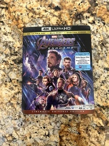 Avengers: Endgame 4K UHD Blu-Ray And Digital Code w/Slipcover Brand New Sealed - Picture 1 of 3