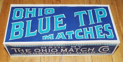 Ohio Blue Tip Strike Anywhere Wood Kitchen Matches - NOS - 6 Boxes, 1500 Matches - Image 1 of 2
