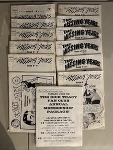 Missing years - Dick Tracy Lot Of 13 JAL Paperback Magazine Books 1948 - Picture 1 of 9