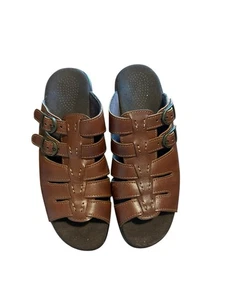Sandalias sin cordones SAS para mujer 8,5N Tripad Tango marrón castaño zapatos punta abierta - Imagen 1 de 7