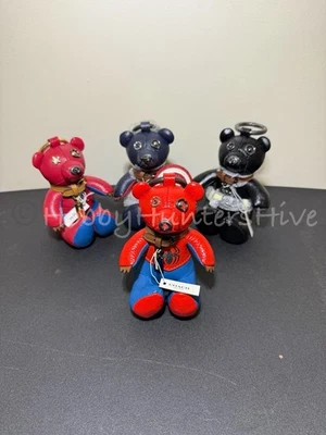 NUEVO CON ETIQUETAS Coach X Marvel Spider-Man Bolso de Oso de Cuero 3D Dije Llavero Estilo 2751 Foto 1 de 4