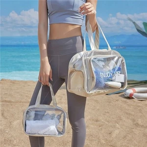 Dry Wet Separation Swimming Storage Bag Waterproof Beach Bag Picnic - Picture 1 of 12