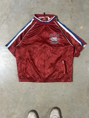 00’s Y2K Ecko Untld. Camisa de chándal de malla rara con cremallera talla XL Foto 1 de 4