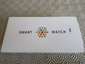 Android or Apple smart watch with 2 straps, rubber, steel bracelet - Picture 1 of 12