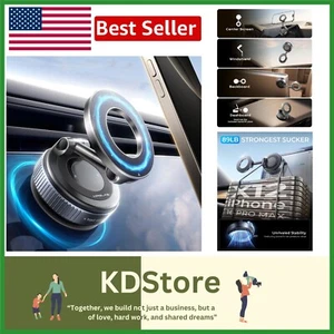 Sturdy 2025 Magnetic Car Phone Mount - Hands-Free Solution for Modern Drivers - Picture 1 of 11
