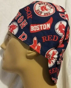 MLB Boston Red Sox Custom Made Construction, Welder, Pipe-fitter, Biker Hat - Picture 1 of 2