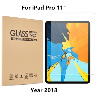 Premium Clear Tempered Glass Screen Protector for Apple iPad Pro 11" (2018) - Image 1 of 4
