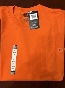 Dickies Men's Jersey T-Shirt 50/50 Heavyweight Short Sleeve Pocket Crew Neck Tee - Picture 1 of 4