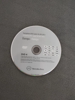 DVD Mercedes Navigation AUDIO 50 APS NTG2.5 ITALIA ALPEN OSTEUROPA 2013 - Bild 1 von 2