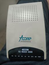 Acorp International 33600 Fax Modem 56k  FUNZIONANTE Con Cavettistica Vintage