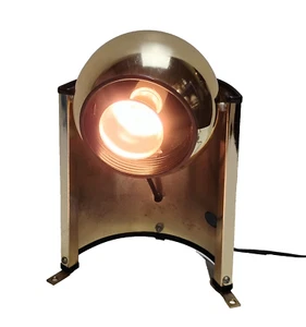 Vtg Retro Mid Century George Kovacs Style Kenroy Brass Eyeball Orb Table Lamp - Picture 1 of 11