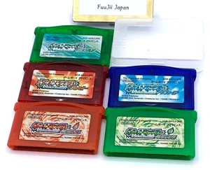 Lot 5 Pokemon Emerald Red Leaf Green Ruby Sapphire Gameboy Advance GBA Tested - Picture 1 of 14