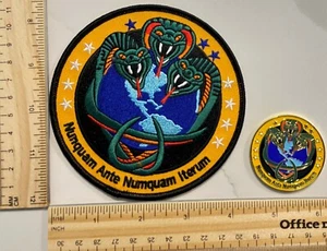 MILITARY CHALLENGE COIN AND BLACK OPS PATCH - NROL-04 SNAKES SET OF 2 ITEMS NRO - Bild 1 von 1