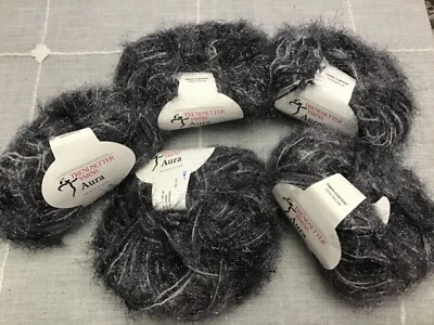 Juego de 5 Bolas Trendsetter Hilo Colección Aura Negro Plata Gris Metálico Foto 1 de 4