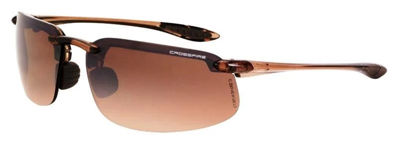 Crossfire Safety Glasses ES4 211125 HD Brown Mirror Lens Motorcycle Sunglasses - Image 1 of 1