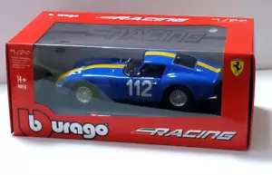 BURAGO RACING 1:24 AUTO FERRARI 250 GTO #112 TARGA FLORIO 1964 ART 18-26305 - Foto 1 di 4