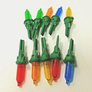 10 ASSORTED - GE StayBright LED EZ Light Replacement Bulbs Red/Green/Blue/Yellow - Picture 1 of 12