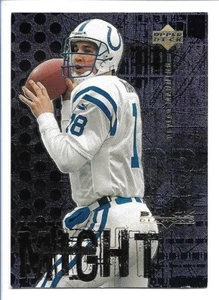 Peyton Manning 2000 Upper Deck Black Diamond Might #DM11 Colts - Imagen 1 de 2