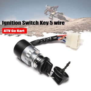 Ignition Switch Key 5 wire start on off 110cc 125cc 150cc 250cc Go Kart Taotao - Picture 1 of 8